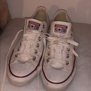 white low top converse